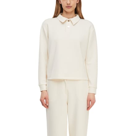 Comma Sweatshirts Offwhite Maat: 46 | Longsleeves Outlet | Dames | Wit
