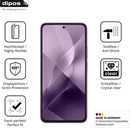dipos – 2x Beschermfolie geschikt voor HMD Crest 2 | 3D Full Cover Screenprotector | 100% Passend