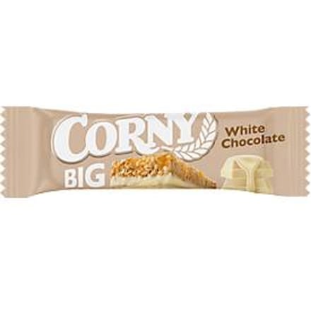 Corny Big mueslireep in witte chocolade, doos van 24 repen, 40 g per stuk