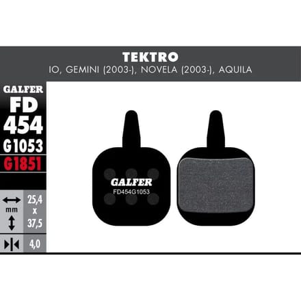 Remblok Galfer Tektro Io, Gemini, Novela, Aquila