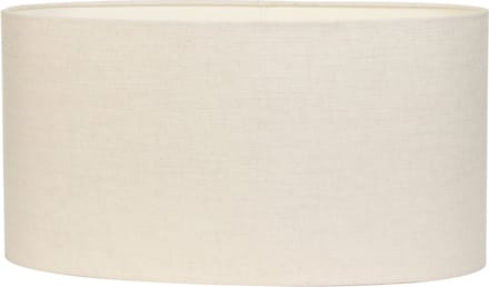 Light & Living Livigno Ovale Lampenkap - Eiwit - 45-45-22cm