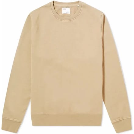 Sweatshirt ronde hals Colorful Standard Classic Organic desert khaki