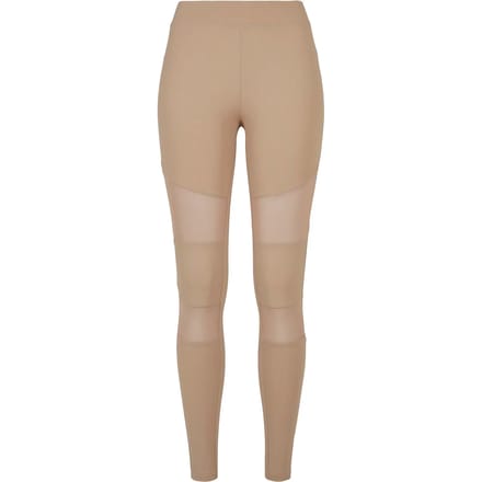 Dames legging Urban Classics tech mesh-grandes tailles