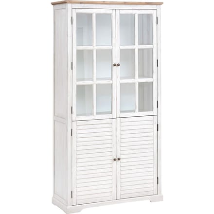 Eazy Living Vitrinekast 190 cm Deline Wit