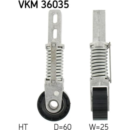 Spanpoelie, V-riem SKF VKM 36035