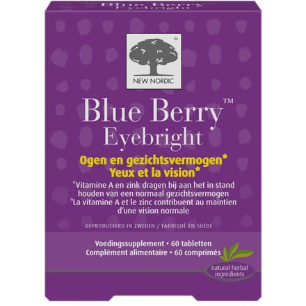 New Nordic Blue berry eyebright 60 tabletten