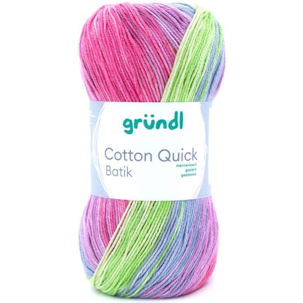 Gründl Cotton Quick Batik - Oranje/Groen/Blauw/Paars