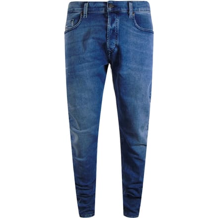 Diesel Tepphar-x Brown Badge Blauwe Denim Broek