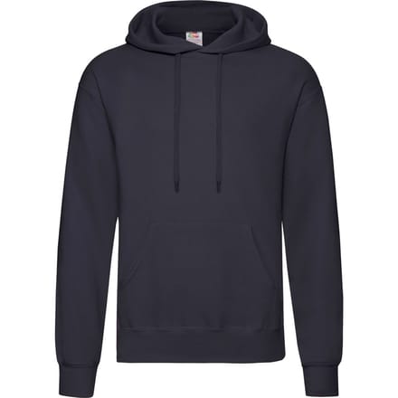 Fruit of the Loom Volwassenen Unisex klassiek sweatshirt met capuchon (Deep Navy)