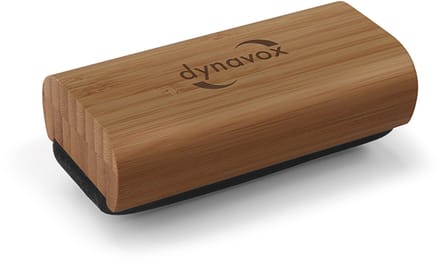 Dynavox Fluwelen reinigingsborstel SP120 Bamboo bruin