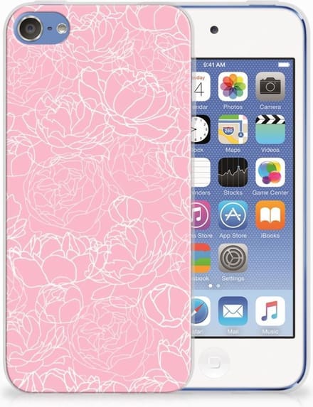 Apple iPod Touch 5 | 6 TPU Case White Flowers