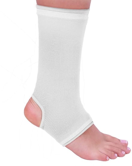 Mövibrace - Enkelbrace - Enkelbandage - Enkel Ondersteuning - Unisex - Wit - Maat M