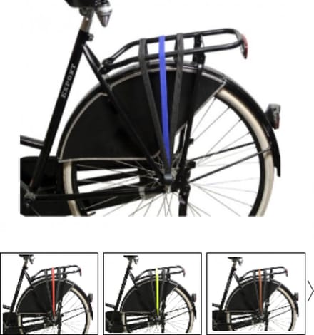 DE POORT snelbinder 65cm zwart (op kaart)
