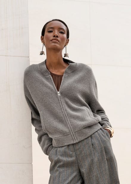 MADELEINE Tricot Blouson Tricot blouson