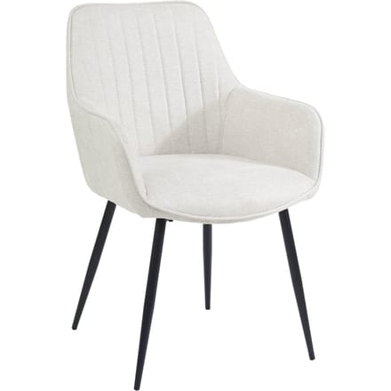 Housecraft Living Maud Eetkamerstoelen Armleuning Off-White - Set van 2