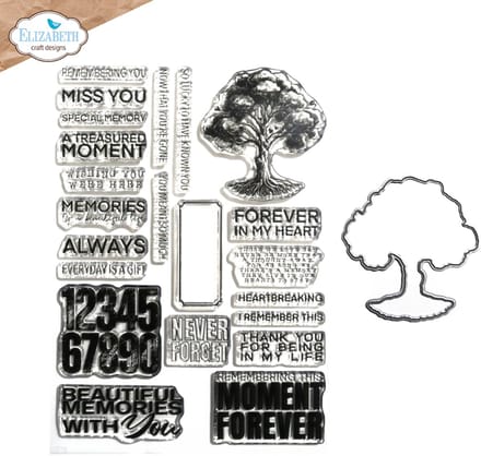 ECD Tree of life stamp and die set