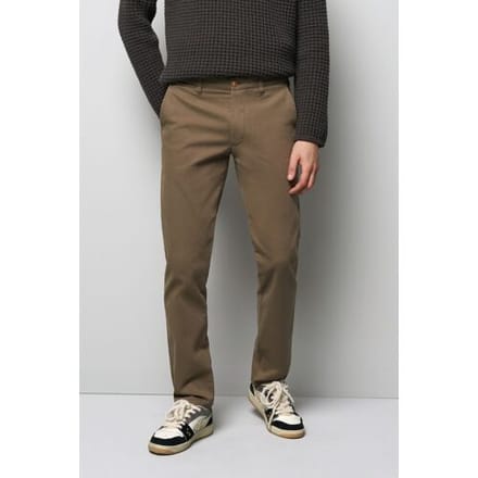 Meyer Broek M5 Chino Organic Cotton Comfort Stretch Micro Texture Bruin / male