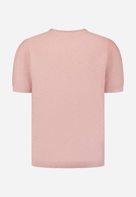 Gebreid slub T-shirt