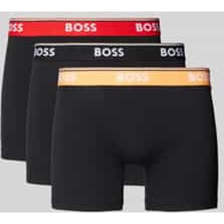 Boxershort met elastische band met logo in een set van 3 stuks