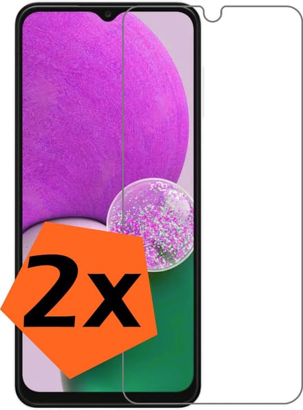 Screenprotector - 2 Stuks - Geschikt voor Samsung Galaxy A13 5G - Extra Sterk - Gehard Glas - Beschermglas - Tempered Glass - Screen Protector