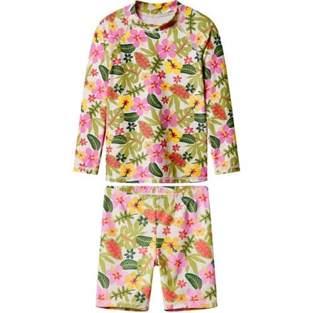 LUPILU Kinder UV-zwemset 2-delig (bloemen, 110/116)