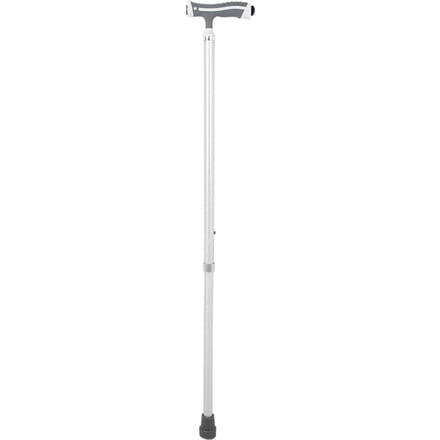 Wandelstok voor ouderen Aluminiumlegering Antislip Verstelbare Hoogte Handwandelstok white