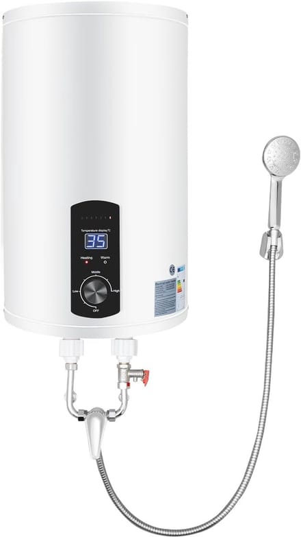 Elektrische Boiler - Warmwater Opslag - Direct Warm Water - Temperatuurweergave - 30 Liter Capaciteit - Wit