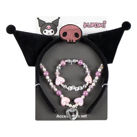 Sieradenkit Hello Kitty Zwart 3 Onderdelen