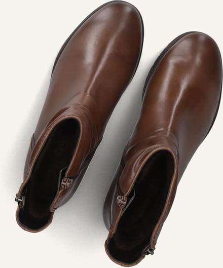 Gabor 092 Enkellaarsjes - Enkelboots met rits - Dames - Camel - Maat 42