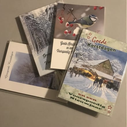 Wenskaart ansichtkaart a 10 per dessin