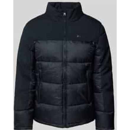 Gewatteerd jack met labelprint