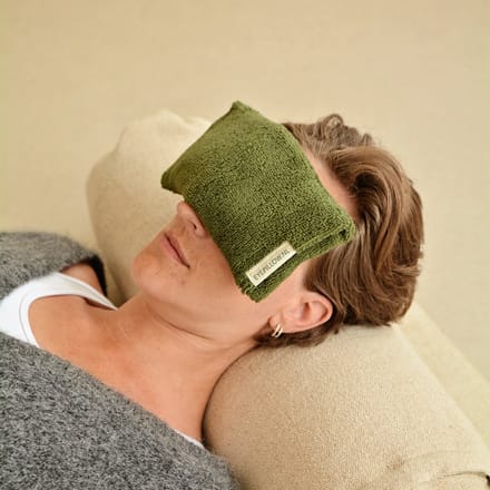 Eyepillow TEDDY Rozenkwarts - oogkussen verzwaard