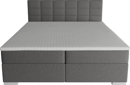 Boxspring Seattle - 180x200cm - Lichtgrijs