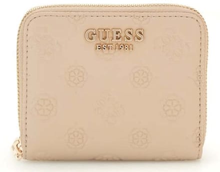GUESS portemonnee Phoebe SLG Small Zip Around Wallet Simply Taupe Logo