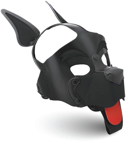 alpha dog - pup hood - zwart
