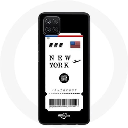 Samsung Galaxy A12 hoesje New York vliegticket