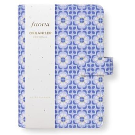Filofax mediterranean organiser, formaat personal, kleur blauw