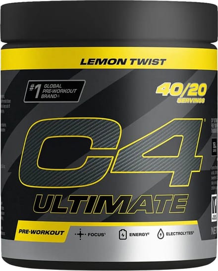 Cellucor C4 Ultimate Performance Pre Workout - Lemon Twist - 20 doseringen (508 gram)