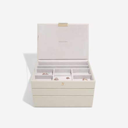 STACKERS OATMEAL - Sieradendoos - Juwelendoos - Sieradenhouder - Sieraden Organizer