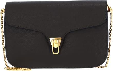 COCCINELLE Leren Schoudertas Beat Soft Crossbody Bark Groen