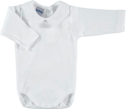 Romper Babidu 1188 wit met kraagje