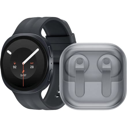 Samsung Galaxy Watch 9 Zwart 44mm + Samsung Galaxy Buds4 Wit