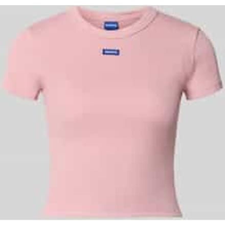 Slim fit T-shirt van katoenmix model 'BABY TEE_B'