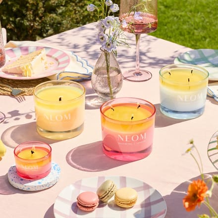NEOM Wellbeing Energy Burst 3 Wick Candle 420g