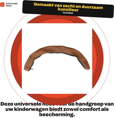 Dailygoods - Universele Hoes voor Kinderwagen Handgreep