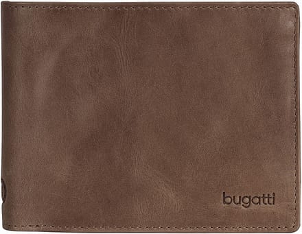 Bugatti Volo portemonnee leer 12 cm - Jongens - Horizontaal - braun