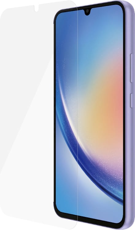 PanzerGlass Screenprotector geschikt voor Samsung Galaxy A34 Glazen | PanzerGlass SAFE Screenprotector - Case Friendly