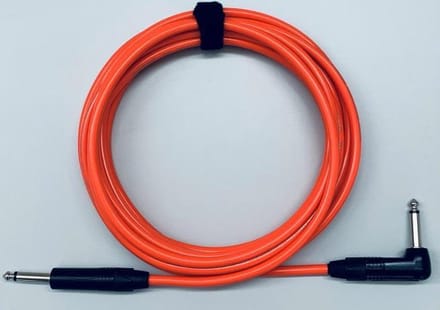 Tasker T33 Red 3m 6.3mm TS jack gitaarkabel