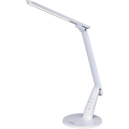 Aluminor LED bureaulamp Zig met bedieningsveld wit