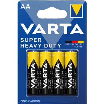 Varta Super Heavy Duty Batterijen AA – 4 st